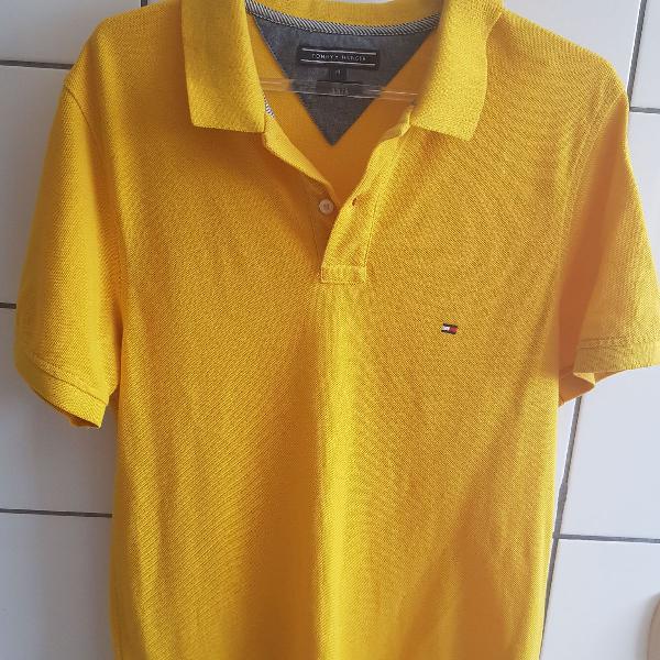 polo slim fit amarela