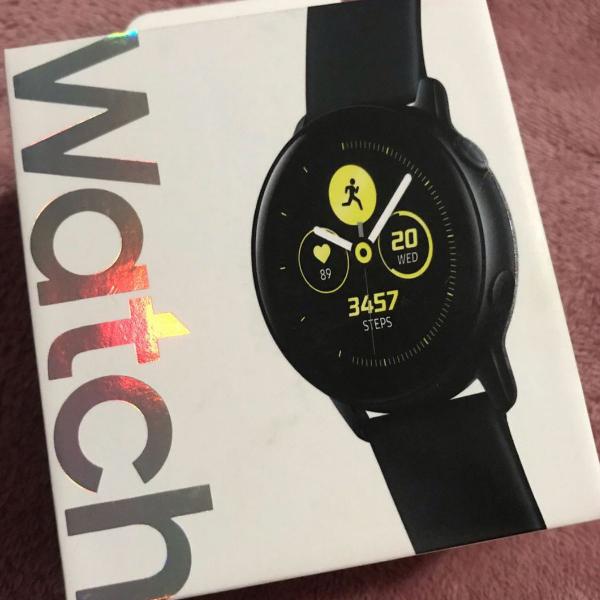 smartwatch samsung galaxy - watch active preto