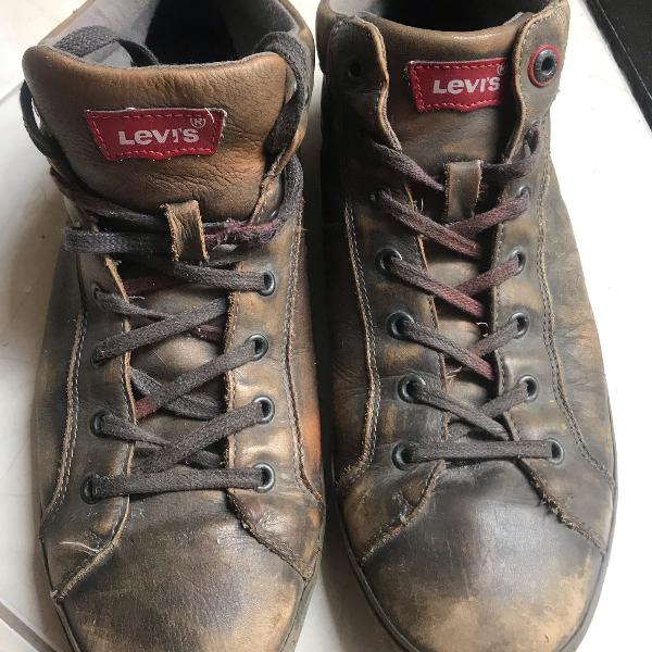 tênis levis em couro vintage 42/43 original