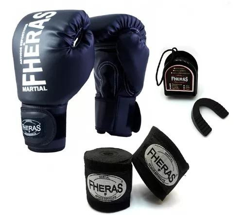 Kit Masculino Boxe Muay Thai - Luva Bandag