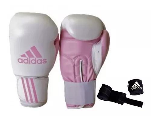 Luva De Boxe E Muay Thai adidas Response Rosa + Bandag