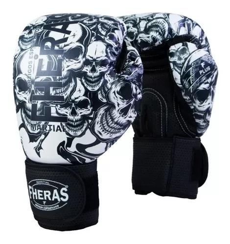 Luva Muay Boxe Tops Caveira Lançamento Fheras