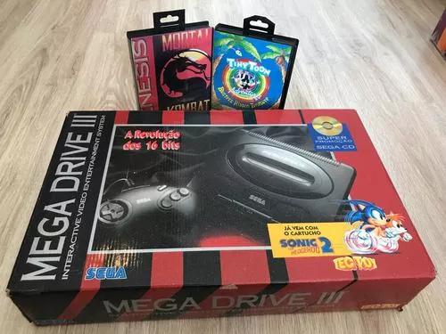 Mega Drive 3 Tectoy + 4 Jogos + Controle