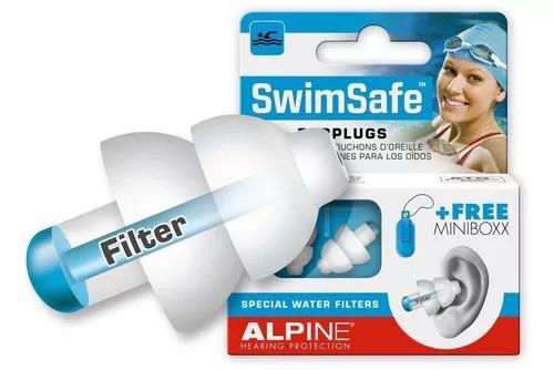 Protetor Auricular Alpine Swimsafe Natação Confort Ft