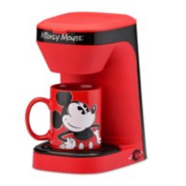 cafeteira com xícara mickey mouse