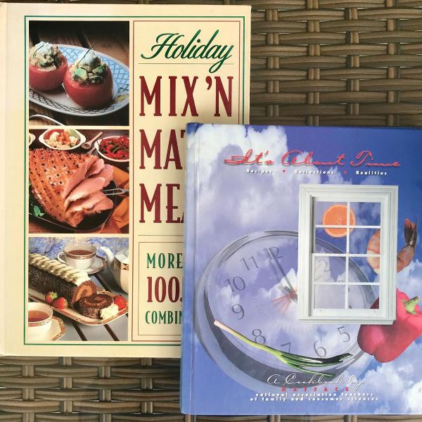 dois livros de receitas