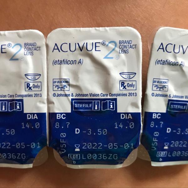 lentes de contato acuvue 2