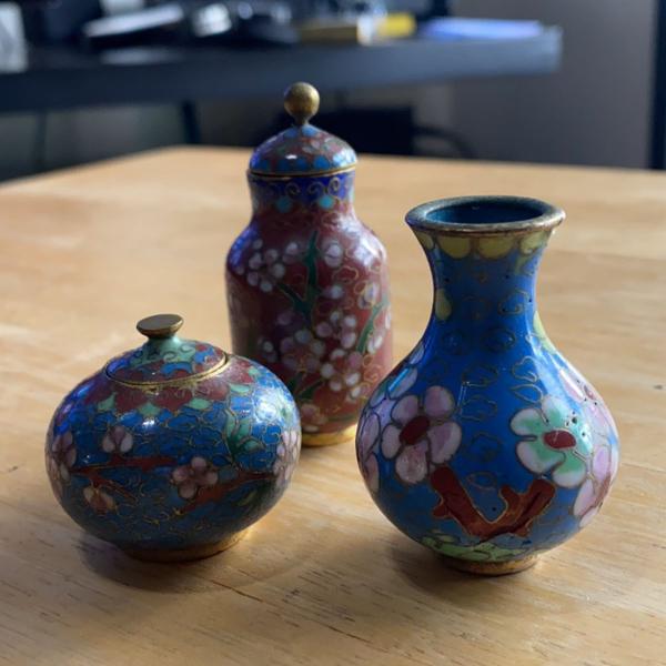 trio cloisonné