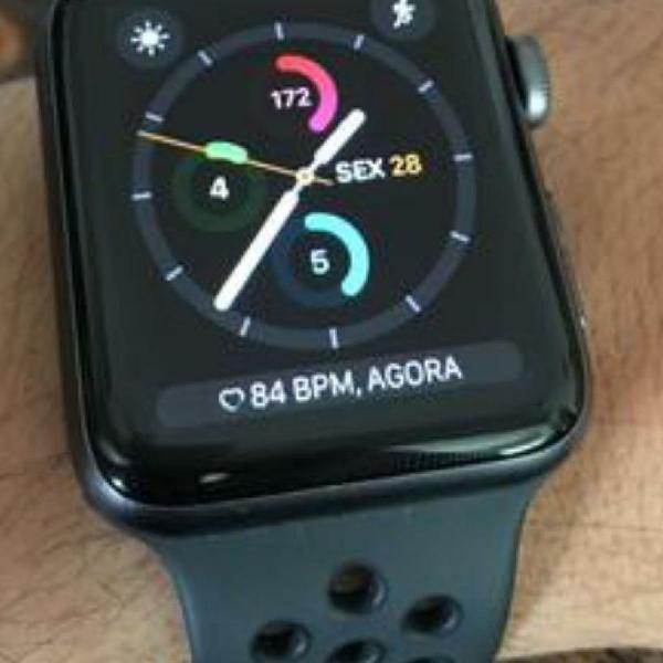 Apple Watch series 3 Case 42mm Pulseira extra de inox 1 ano