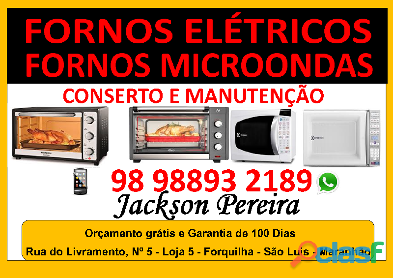 Manutenção em Fornos Electrolux em São luis Maranhão