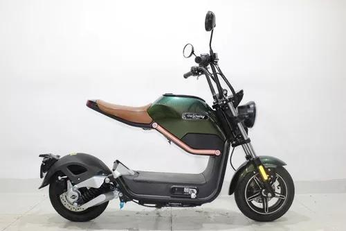 Moto Elétrica Scooter Cicloway Minimax Verde 2019