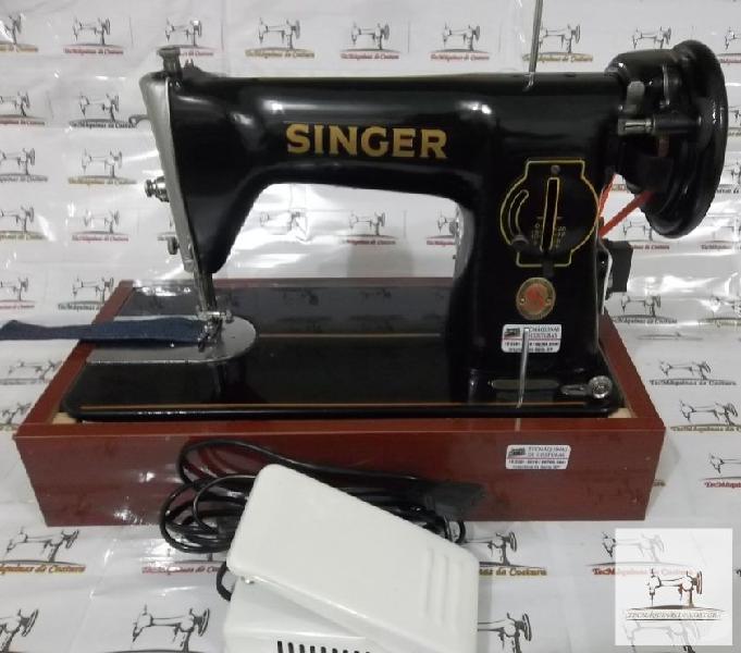 Máquina Costura Singer 15C - Usada Excelente Estado Geral