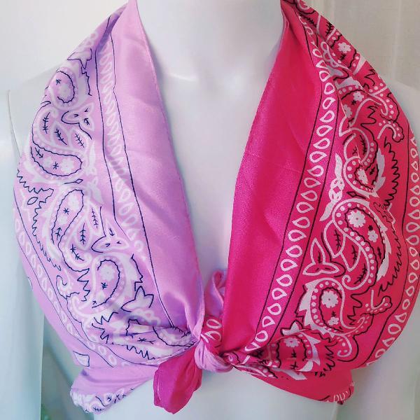bandanas rosa and pink