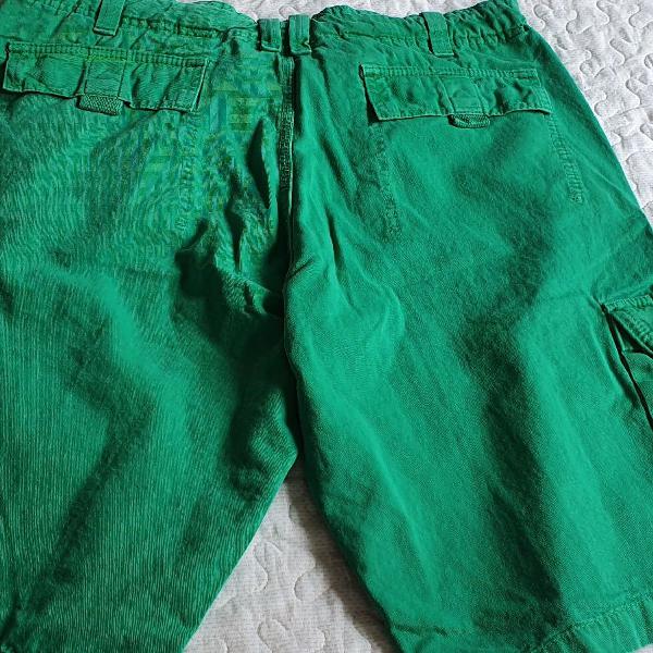 bermuda Masculina Cargo verde