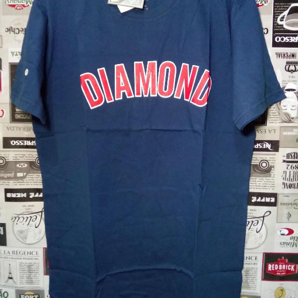 camiseta diamond azul tam gg
