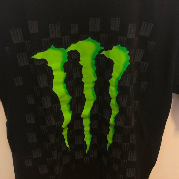 camiseta monster preta nova tam l original