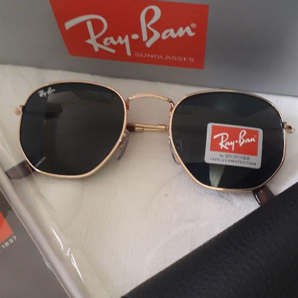 culos de sol feminino ray-ban rb3548 hexagonal lentes