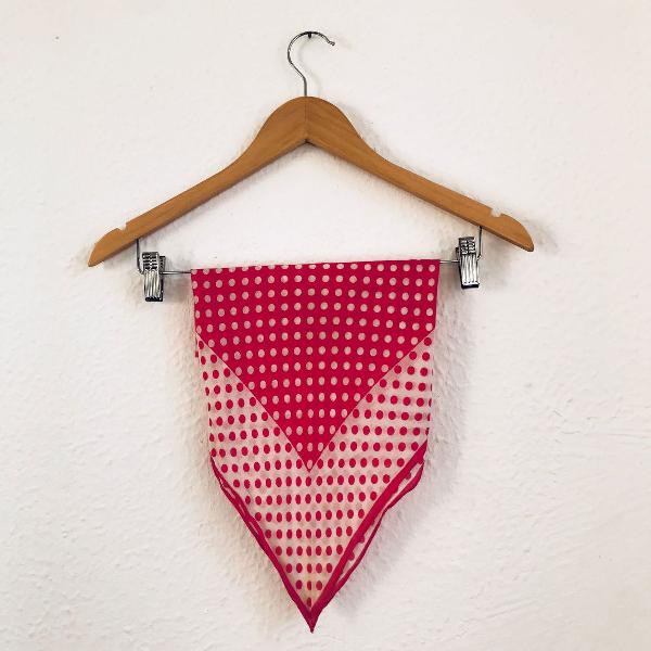 lenço / bandana de bolinhas