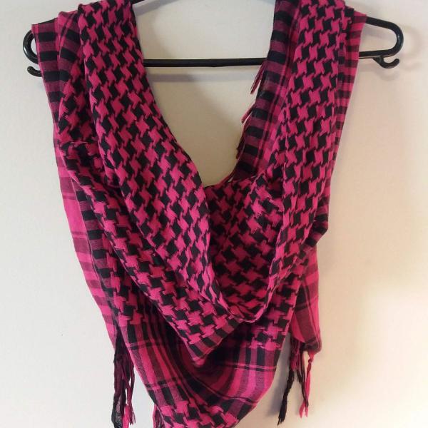 lenço turco rosa