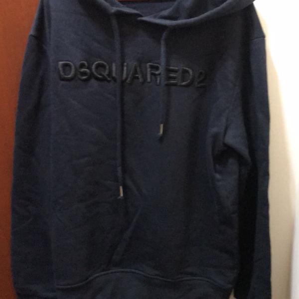 moletom dsquared2 azul marinho