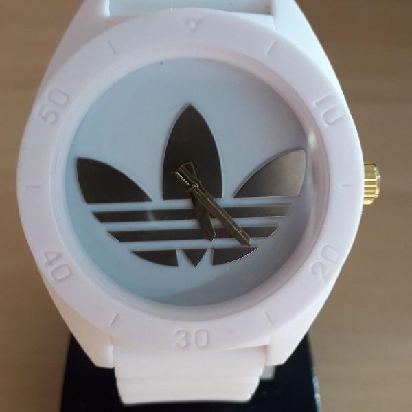 relógio adidas santiago esportivo white