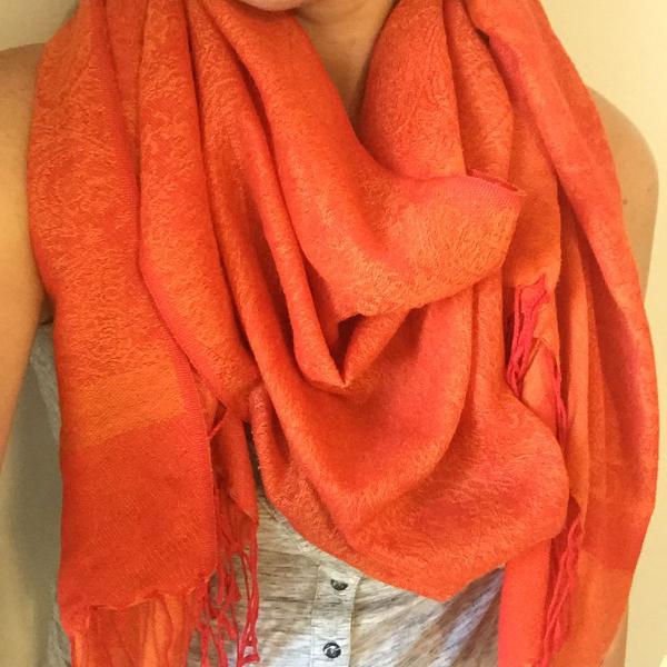 scarf indiana coral