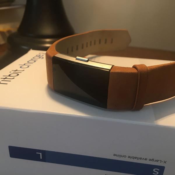 Fitbit Charge 2 + Pulseira de Couro