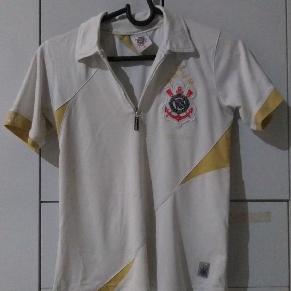 camiseta branca oficial do corinthians