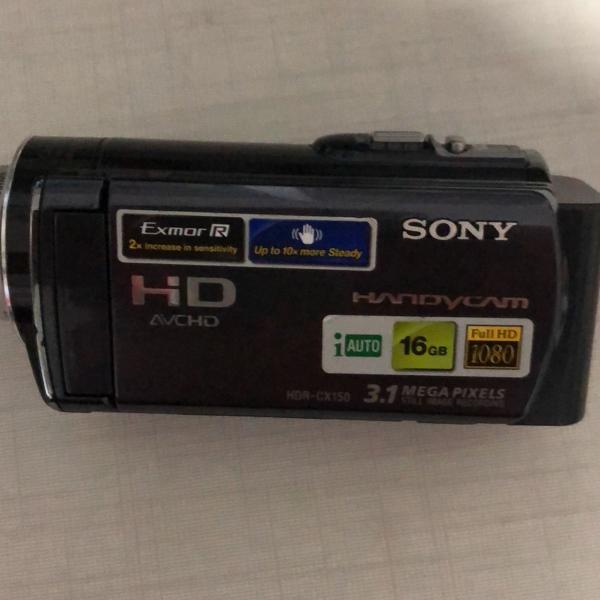 filmadora sony cx 150 full hd