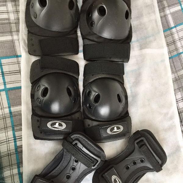kit protetores para patinação