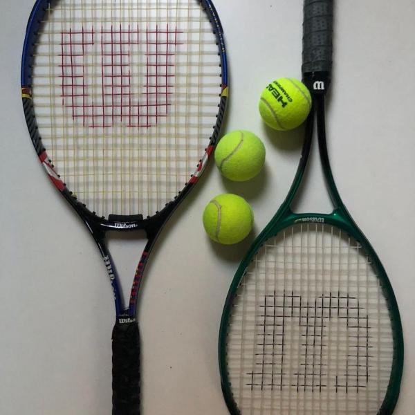 raquetes de tênis da marca wilson