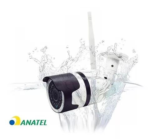 Câmera Ip Externa Wifi 720p Anatel Luatek Sist