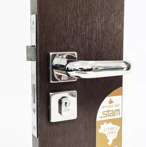 Fechadura Stam Inox 803/09 Para Portas