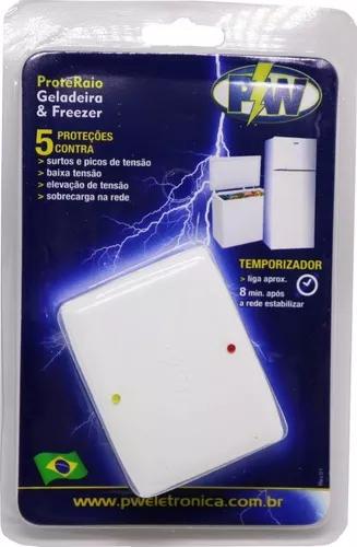 Protetor De Geladeira Freezer Quedas De Energia E Raios 127v