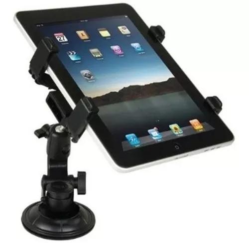 Suporte Vidro Veicular Universal Ventosa iPad Gps Tablet Tv
