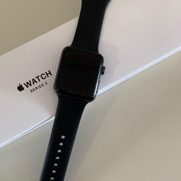 apple watch series 3 tamanho 42mm cor space gray