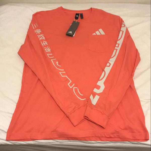 camiseta adidas manga longa