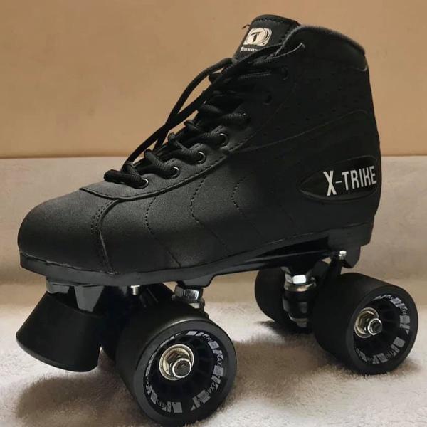 patins traxart x-trike + acessórios de segurança