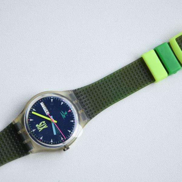 relógio vintage novo swatch modelo gk700