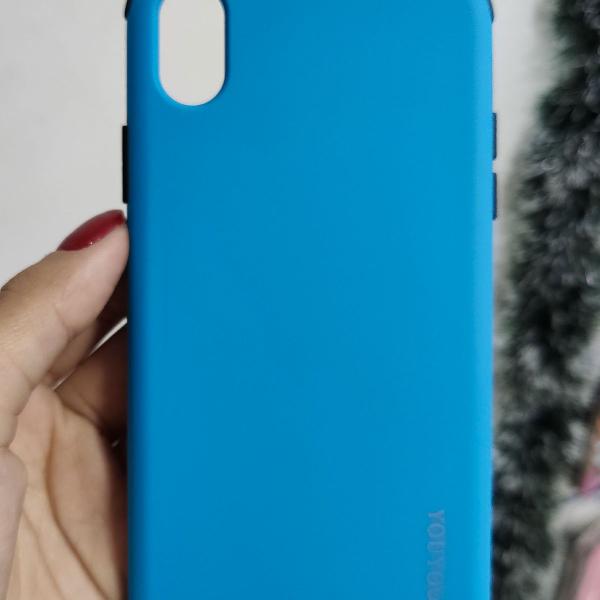 Case iPhone XR anti impacto azul