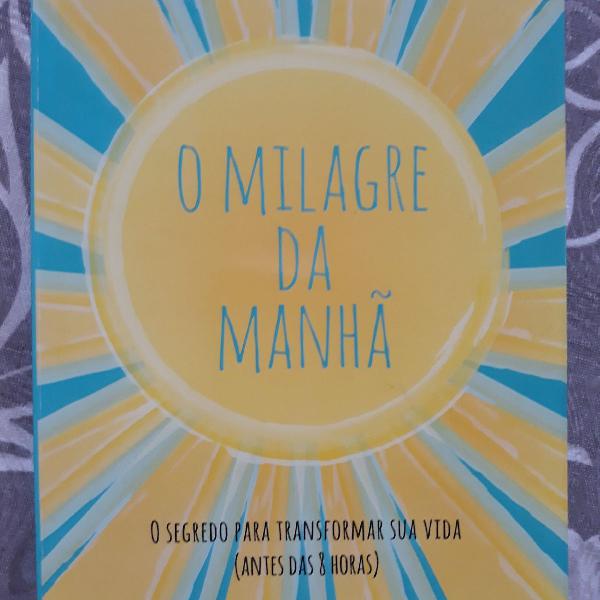 Livro O milagre da manhã