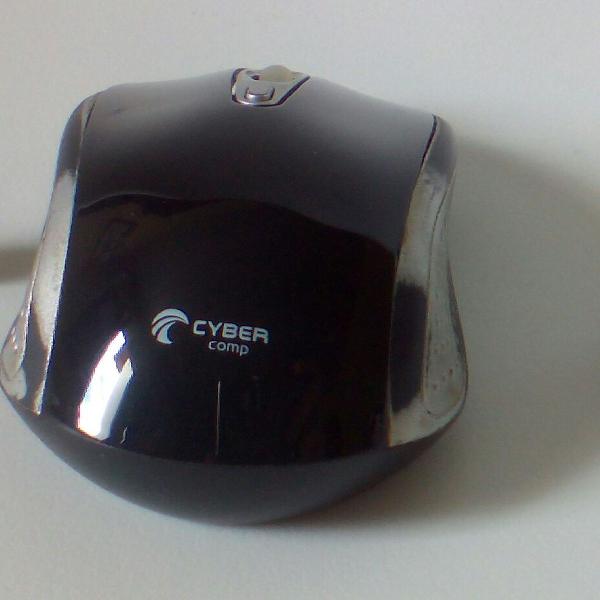 Mouse CYBER sem fio c/ pilha recarregável.
