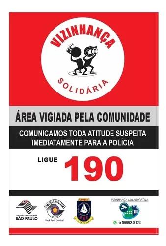 Placa Do Vizinhança Solidaria