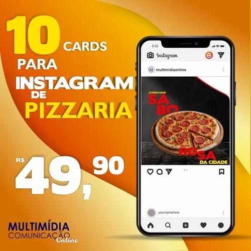 Post Para Pizzaria Instagram/facebook. Pack Com 10 Imagens