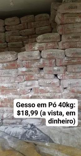 Saco De Gesso 40kg A Pronta Entrega