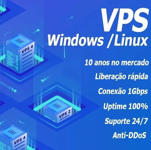 Servidor Vps 16gb Ram Windows/ Linux