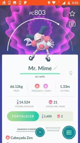 Vendo Regionais Pokémon Go