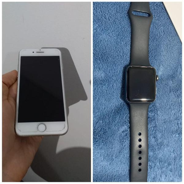 iphone 7 32gb + apple watch 3 42mm