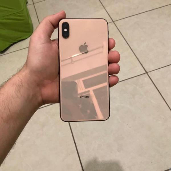 iphone xs max 64gb gold apple
