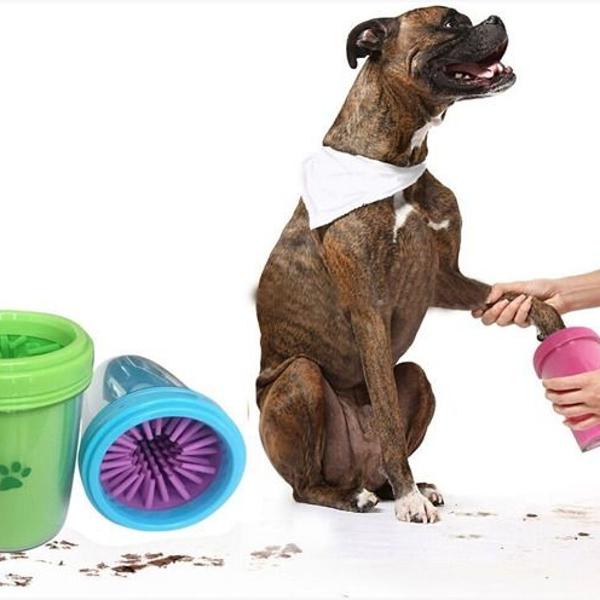 lava patas, limpador e higienizador de patas para cães